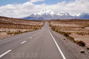Carretera altiplánica - Región de Tarapacá, Chile